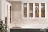 Кухня «Милан» цвет белый + баклажан - изображение 3