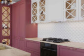 Кухня «Чиара» цвет марсала - изображение 2